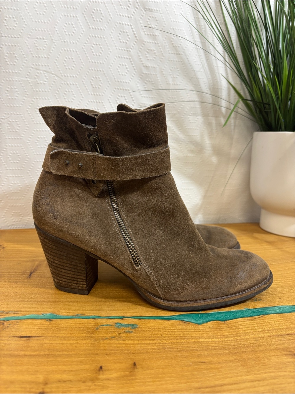 Paul Green Dallas Nubuck Leather Ankle Boot